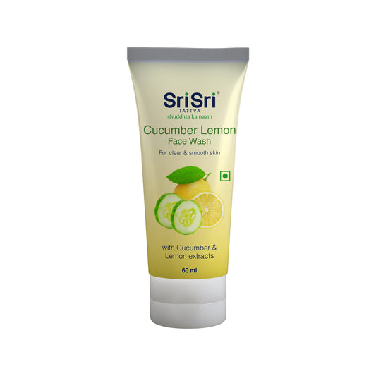 Cucumber & Lemon Face Wash - For Clear & Smooth Skin, 60 ml 60ml