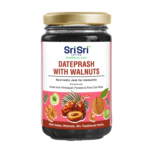 Dateprash with Walnuts – Ayurvedic Jam for Immunity | Ayurvedic Immunity Booster | 40+ Ayurvedic Herbs | 450g 450g