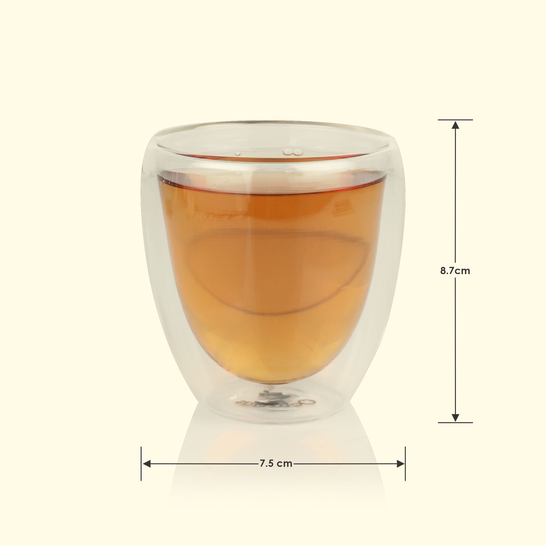 Double Walled Borosilicate Glass 190g