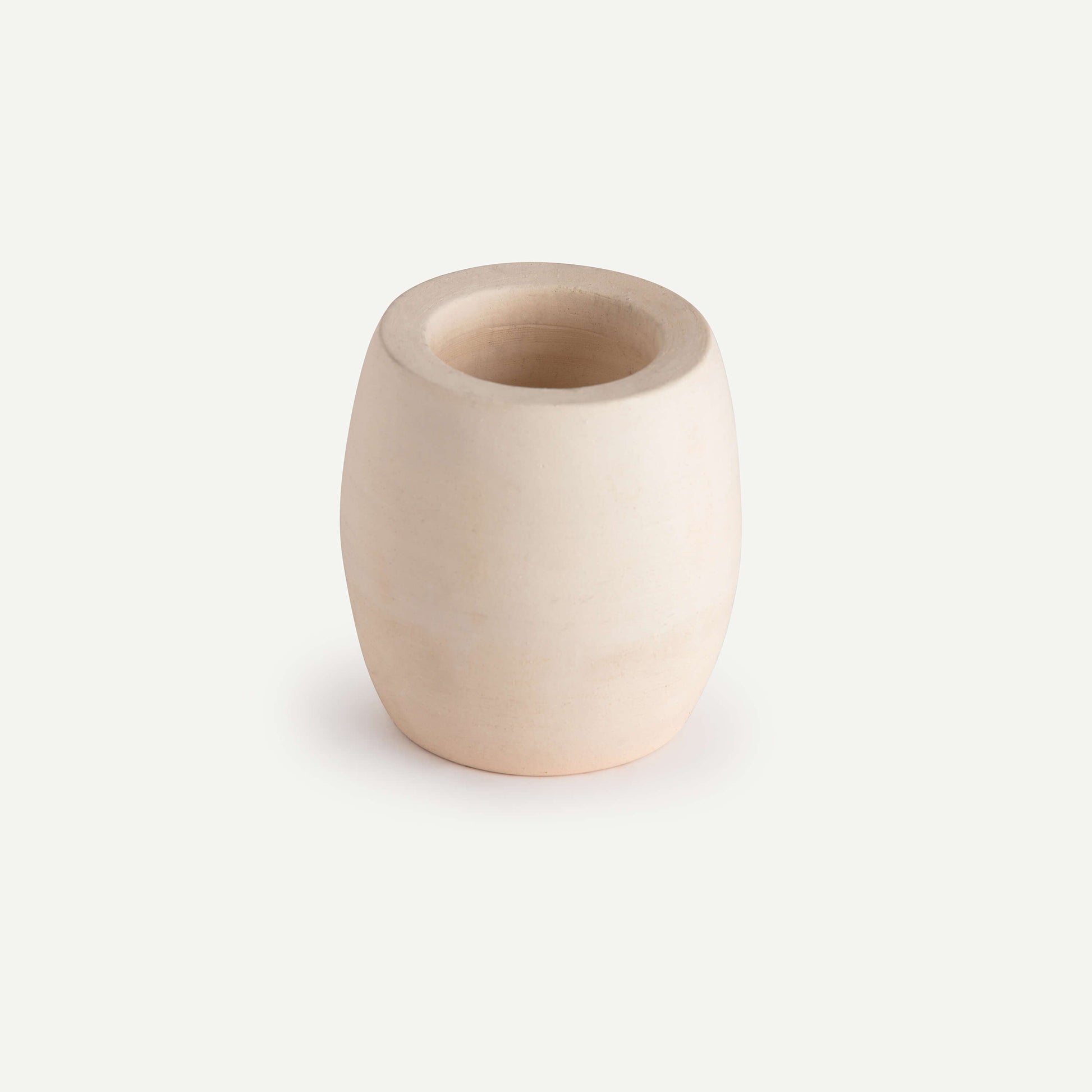 BLANCA CANDLE HOLDER 11.4(幅) x 11.4(奥行) x 7.6(高さ)／直径: 11.4