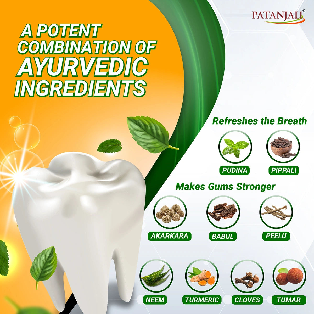Patanjali Dant Kanti Natural Toothpaste (100 g)