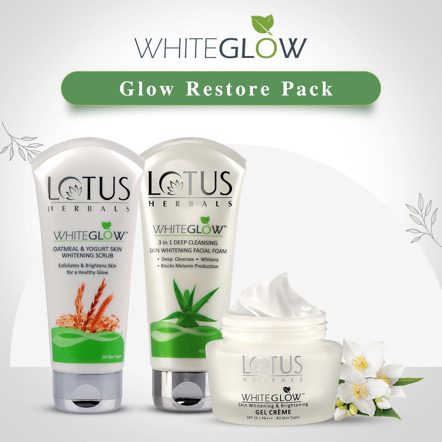 WhiteGlow Glow restore Pack Combo