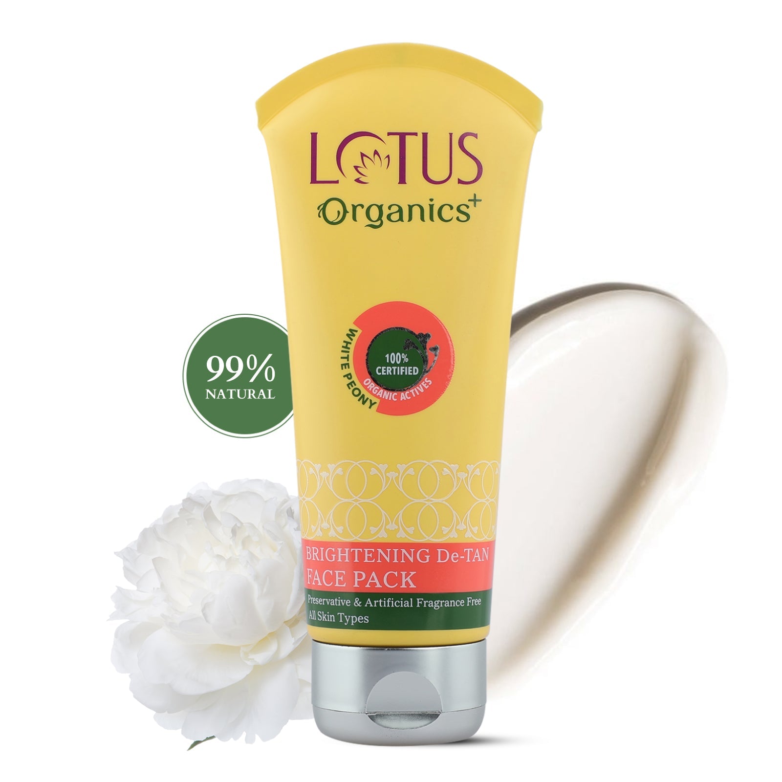 Organics+ Brightening De-Tan Face Pack 