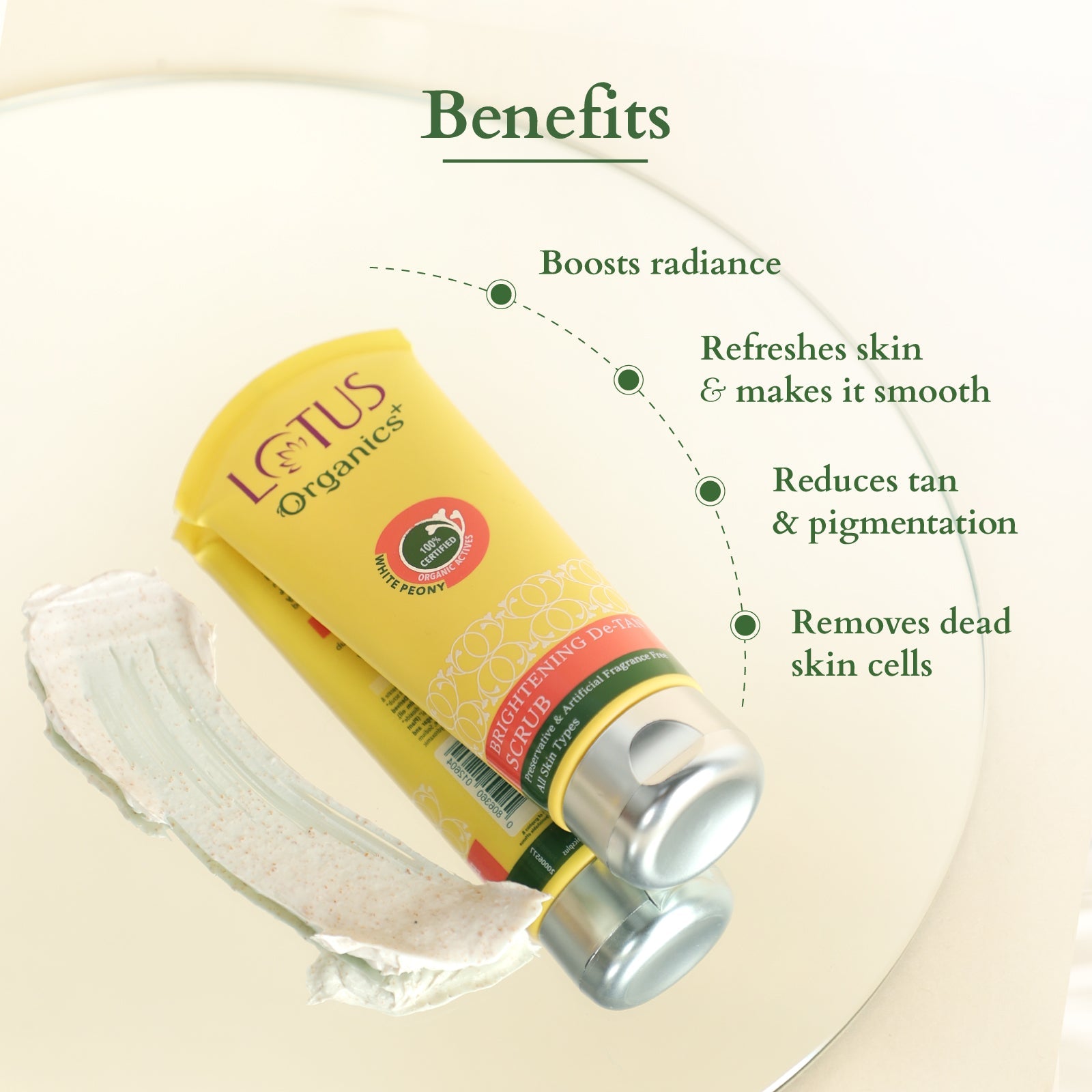 Organics+ Brightening De-Tan Scrub 