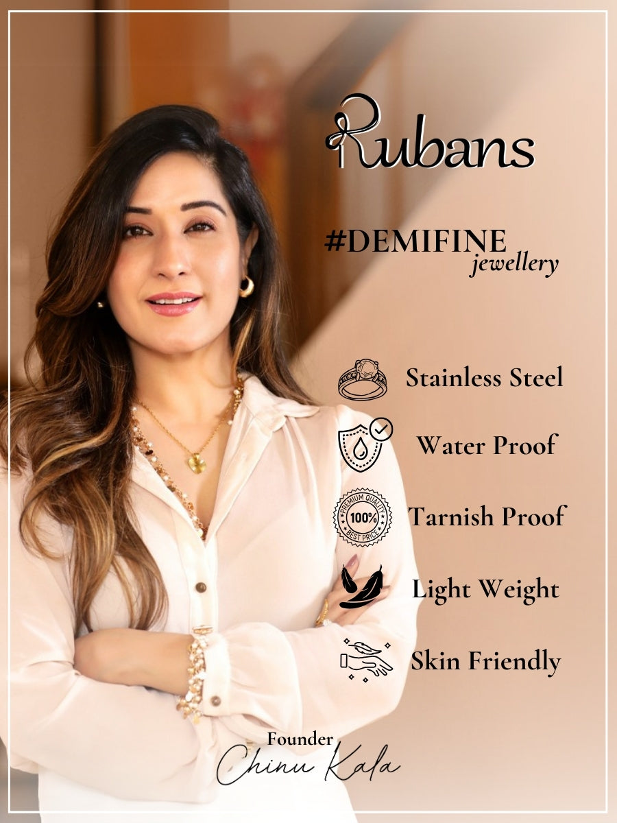 Infinity Gold Toned Snake Chain Necklace フリーサイズ
