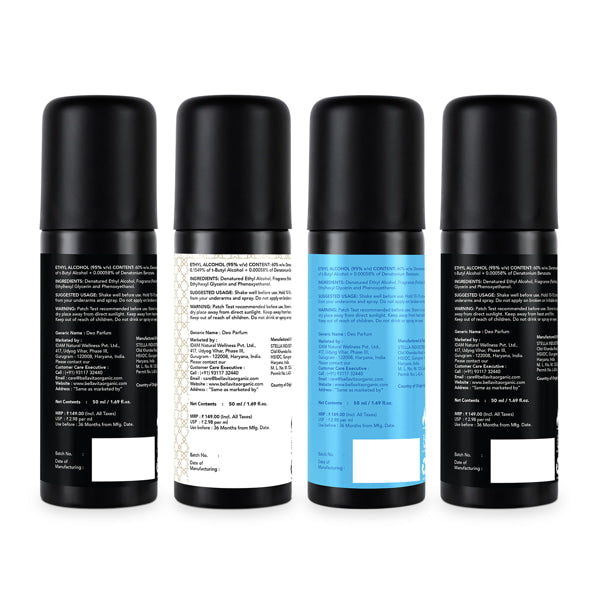 DEO Parfum Travel-Size Gift Set - 4 x 50ml 50ml