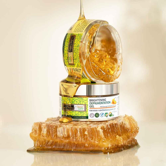 Brightening Depigmentation Gel for Reducing Pigmentation & Dark Spots With Cow Yogurt & Mashobra Honey 50 ml