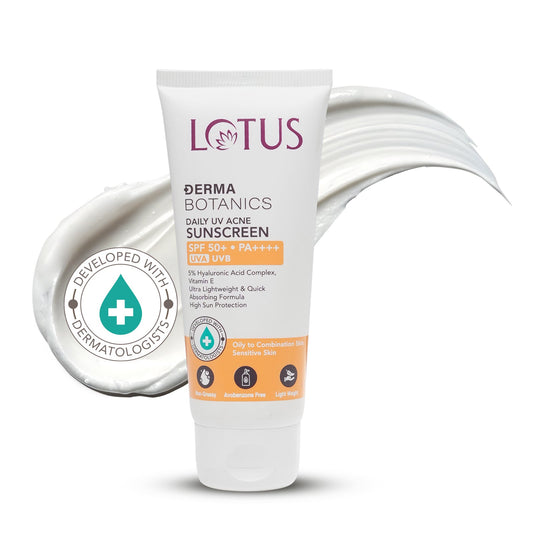 DermaBotanics Daily UV acne sunscreen SPF 50+ PA +++++ 50gm