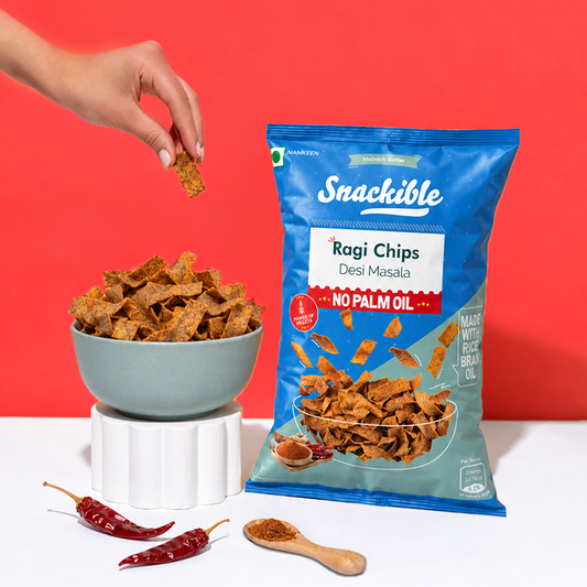【Snackible】 Desi Masala Ragi Chips｜デシマサラ ラギチップス｜170g