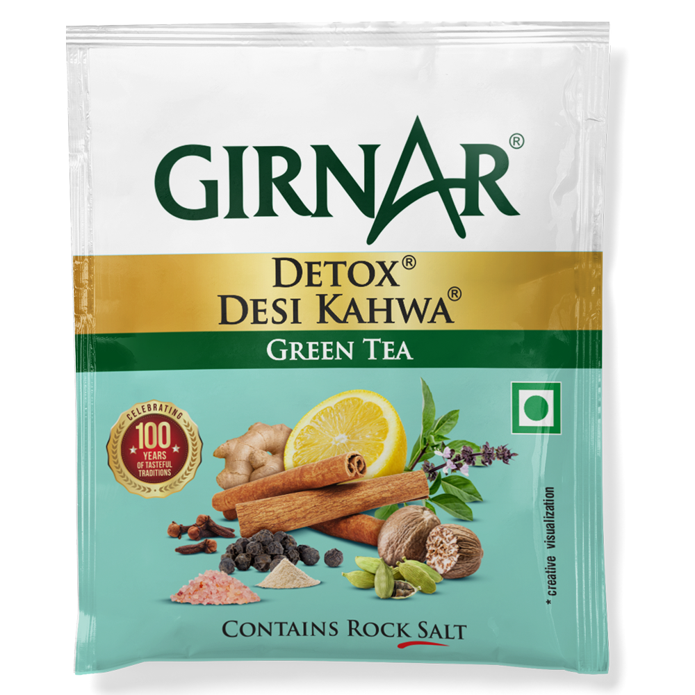 Green Tea Bags - Detox / Desi Kahwa 10 Tea Bags