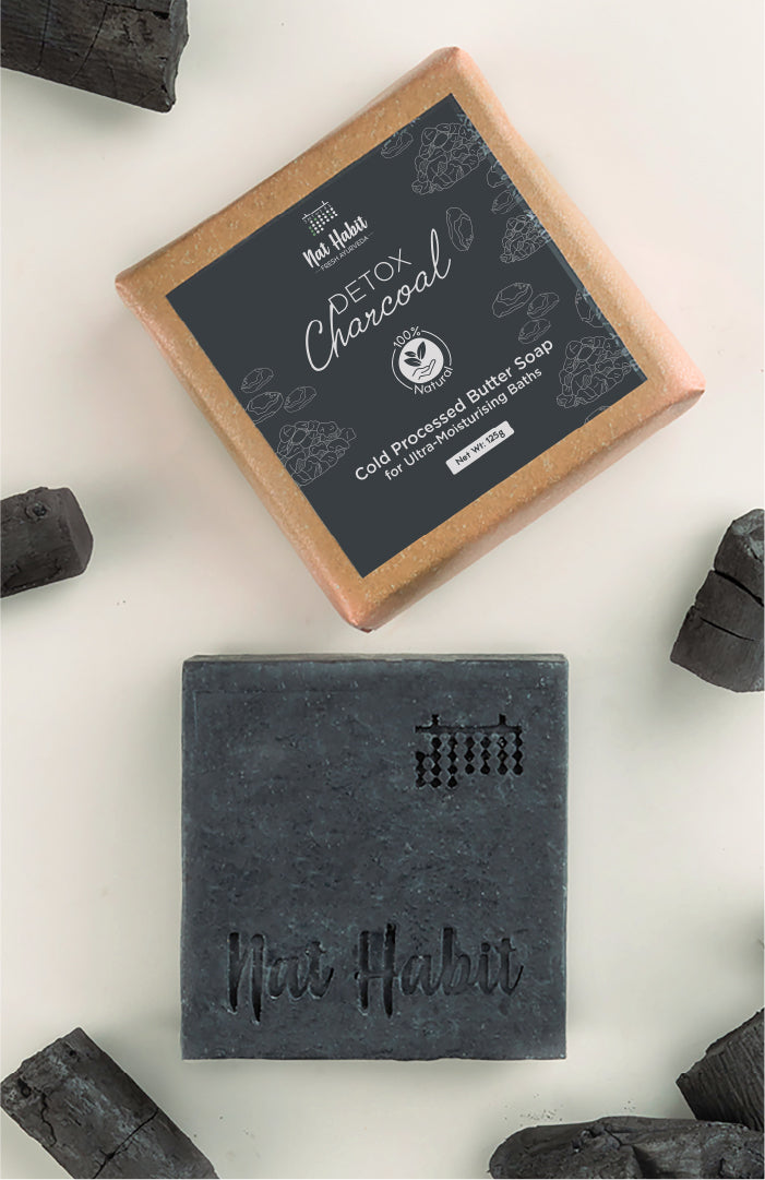 Cold Processed Detox Charcoal Soap 125g x 6個