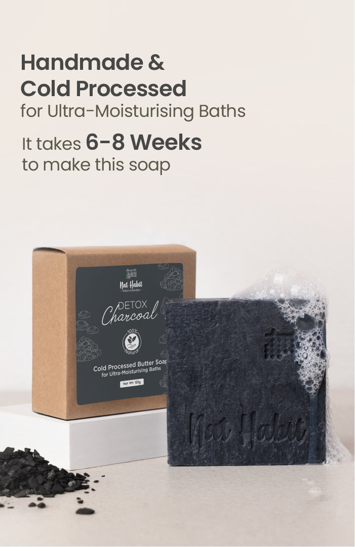 Cold Processed Detox Charcoal Soap 125g x 1個