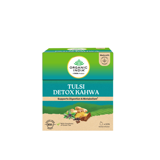 【Organic India】 Tulsi Detox Kahwa｜トゥルシー デトックスカワ｜25 Teabags