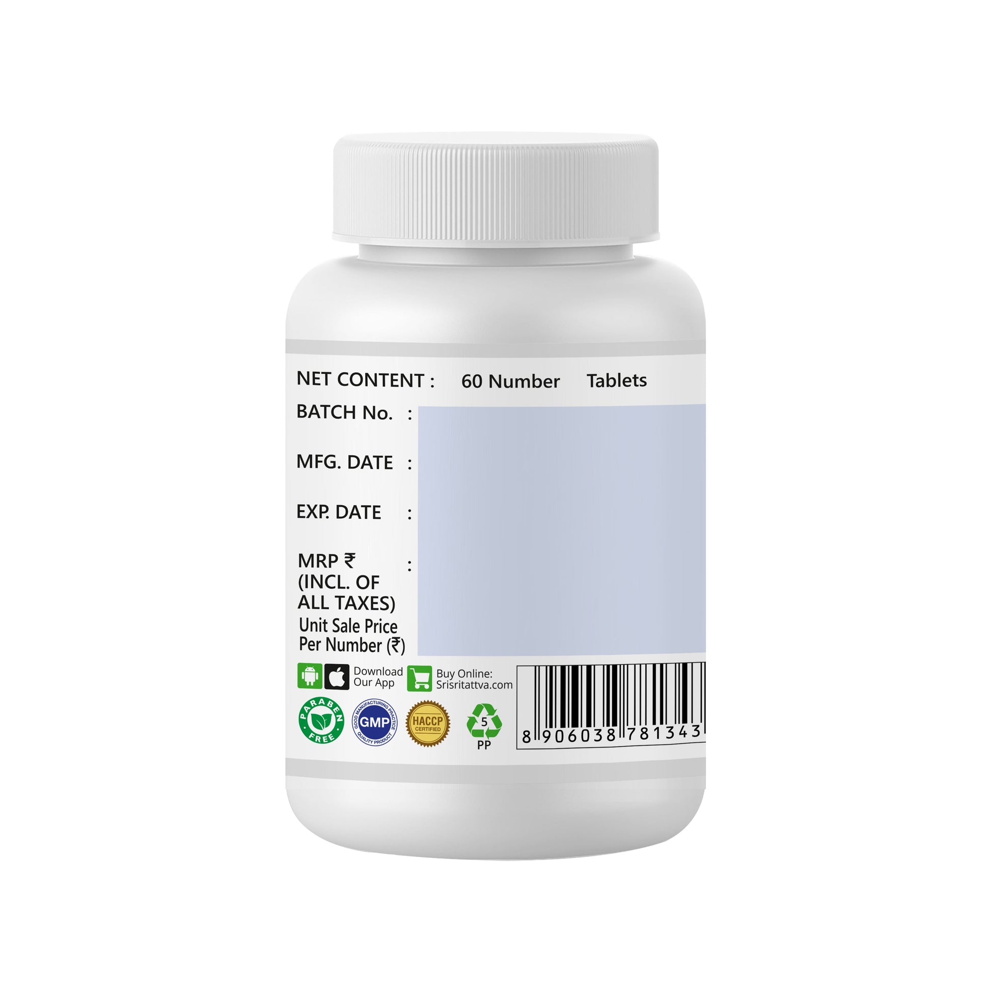 Deva Vati - Daily Detox, 60 Tabs | 500 mg 500mg