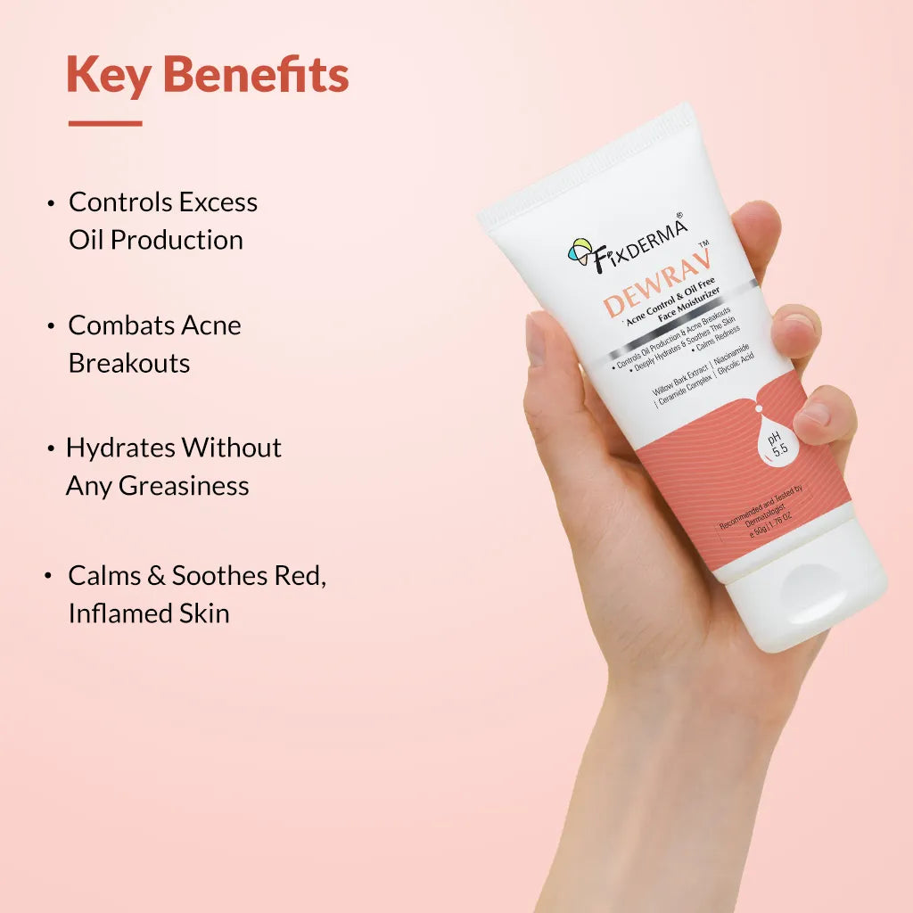 Dewrav Acne Control & Oil Free Face Moisturizer