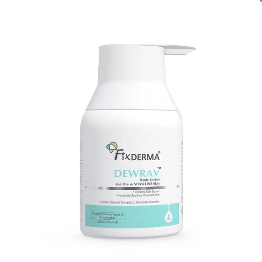 【Fixderma】 Dewrav Body Lotion For Dry & Sensitive Skin｜デュラブ ボディローション ドライ&センシティブスキン用｜250ml