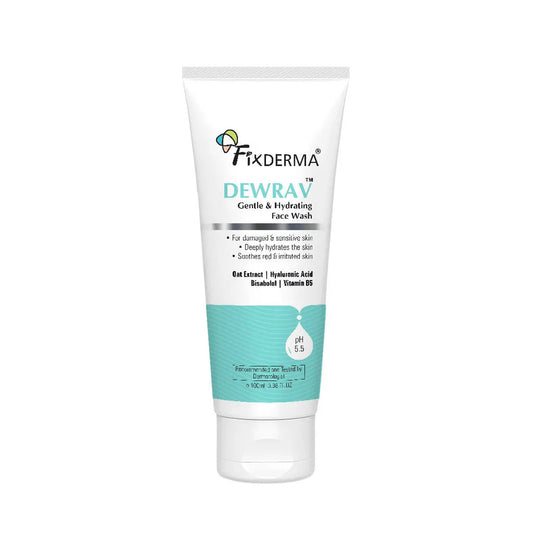 【Fixderma】 Dewrav Gentle & Hydrating Face Wash｜デュラブ ジェントル&ハイドレーティング フェイスウォッシュ｜100ml