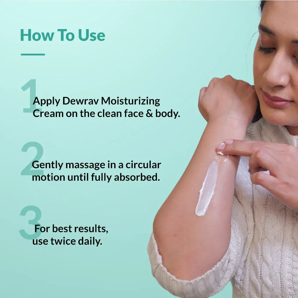 Fixderma Dewrav Moisturizing Cream For Dry To Very Dry Skin