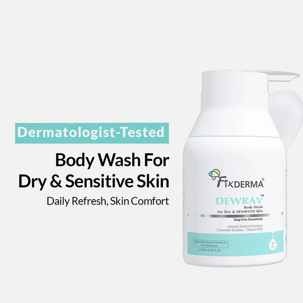 【Fixderma】 Dewrav Body Wash For Dry & SENSITIVE Skin｜デュラブ ボディウォッシュ ドライ&センシティブスキン用｜250ml