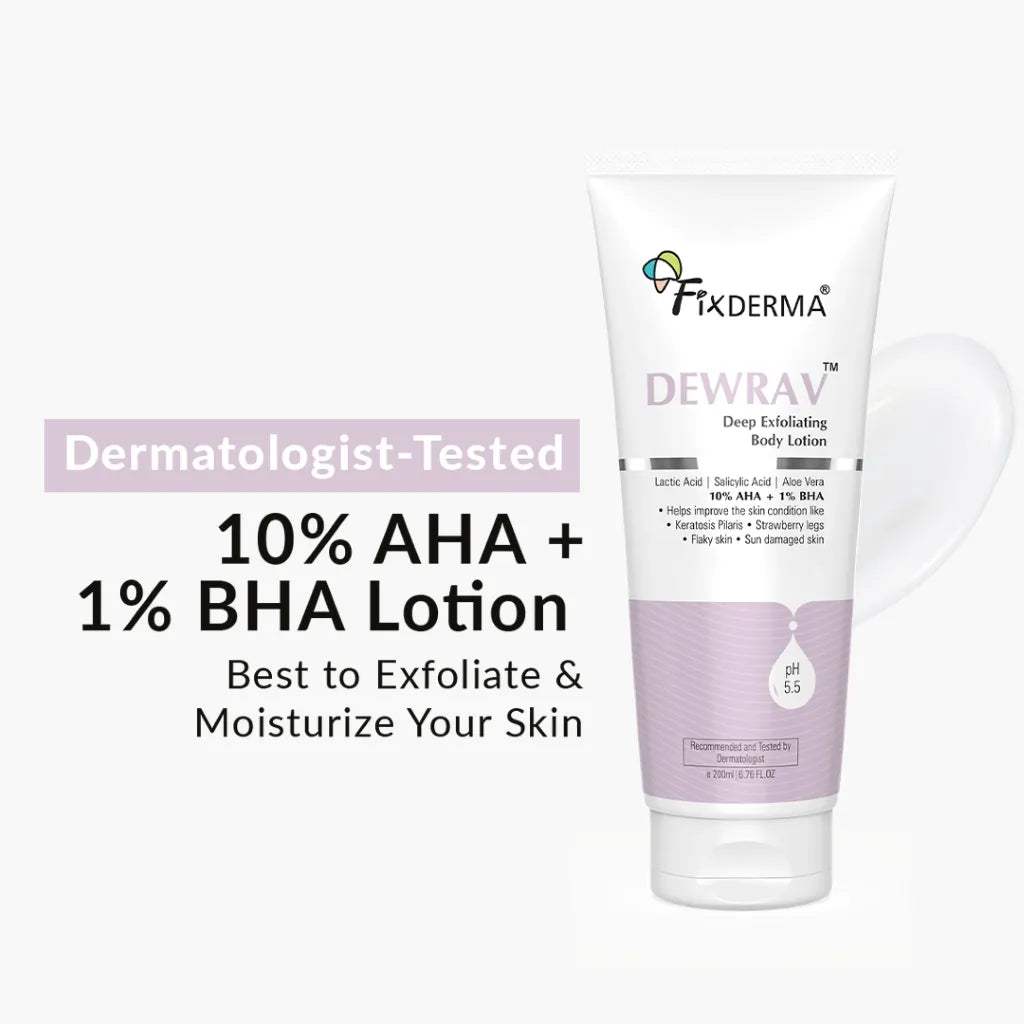 【Fixderma】 Dewrav Deep Exfoliating Body Lotion｜デュラブ ディープエクスフォリエーティング ボディローション｜200ml
