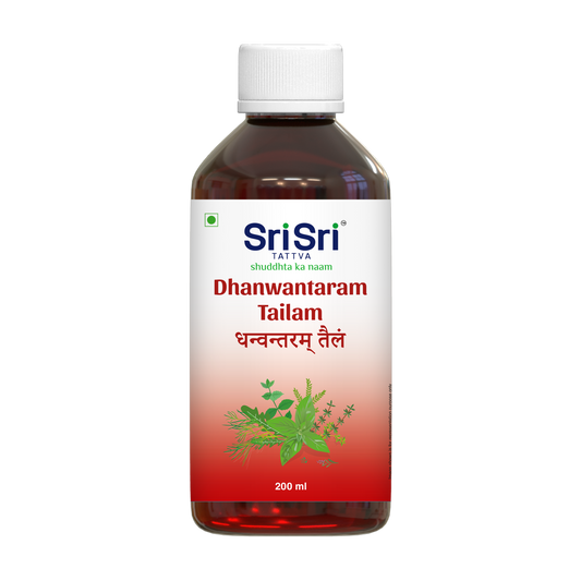 【Sri Sri Tattva】 Dhanvantram Taila Postnatal Care Oil｜ ダンヴァントラム・タイラ 産後ケアオイル｜ 200ml