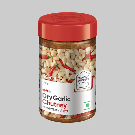 Society Dry Garlic Chutney Jar 100 g
