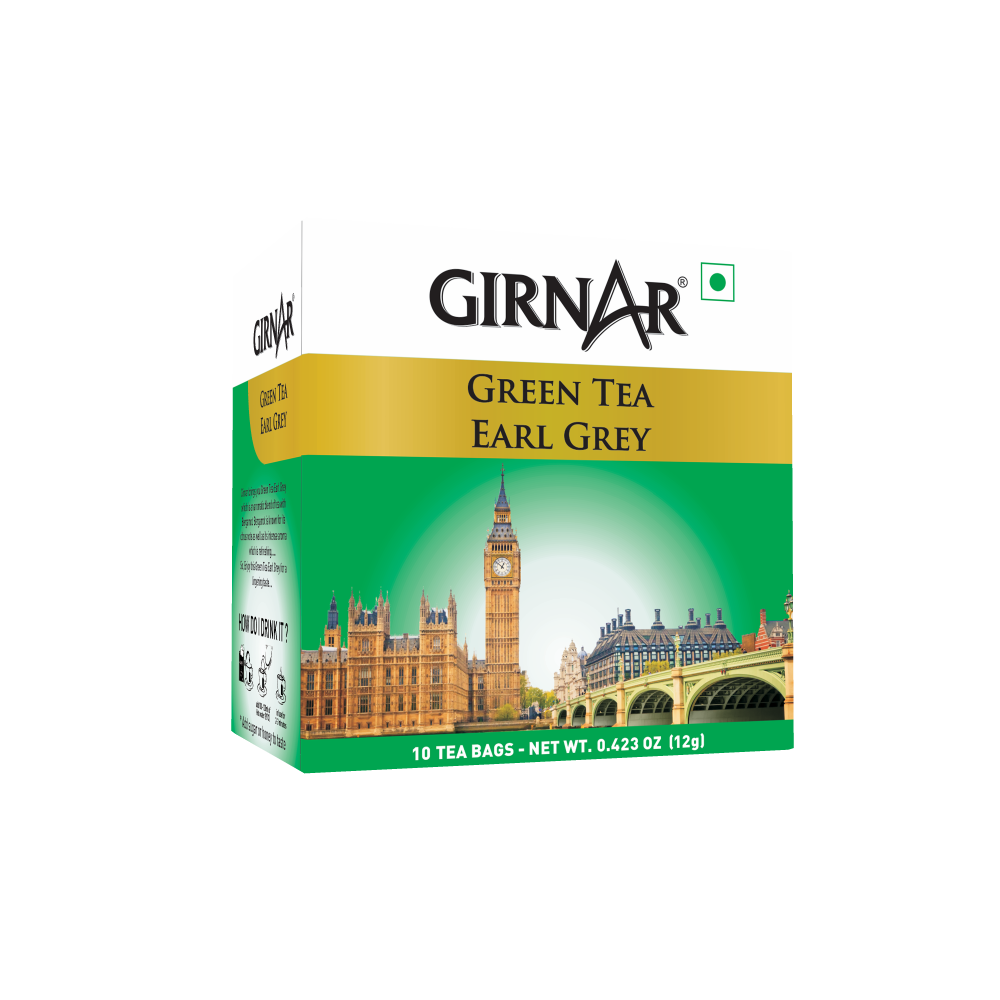 Green Tea Bags - Earl Grey 10 Tea Bags