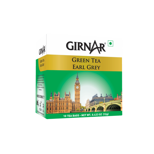 Green Tea Bags - Earl Grey 10 Tea Bags