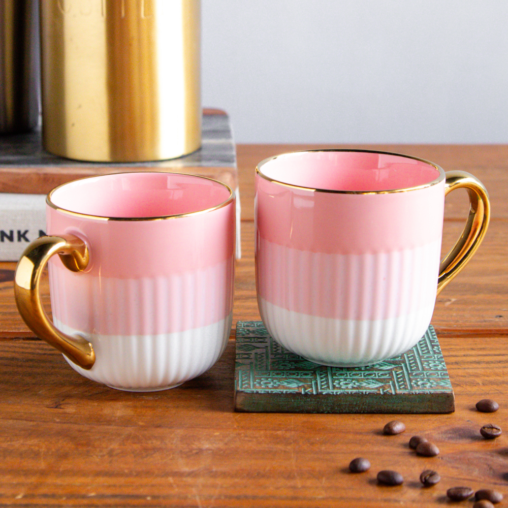 Radiance Coffee Mug Rose Glow (Set of 2) – 300 ml 300ml