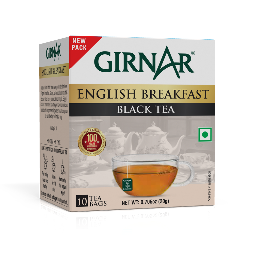 Black Tea Bags - English Breakfast 10 Tea Bags