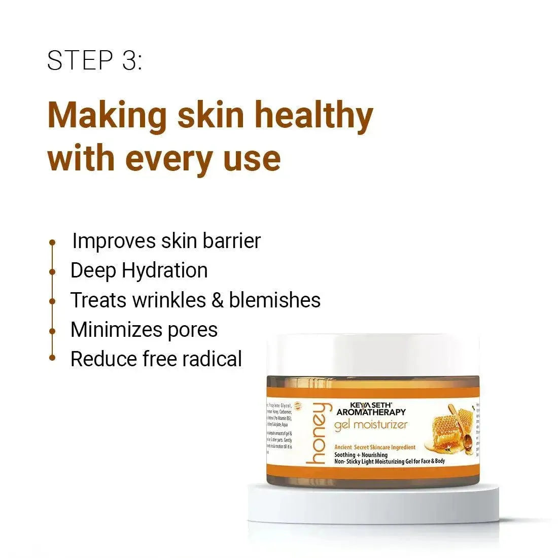 Honey Essential Skin Care Routine Kit for Dry Skin for Men & Women I Facewash + Gel Moisturizer + Toner I Deep Conditioning with Pure Honey 400ml