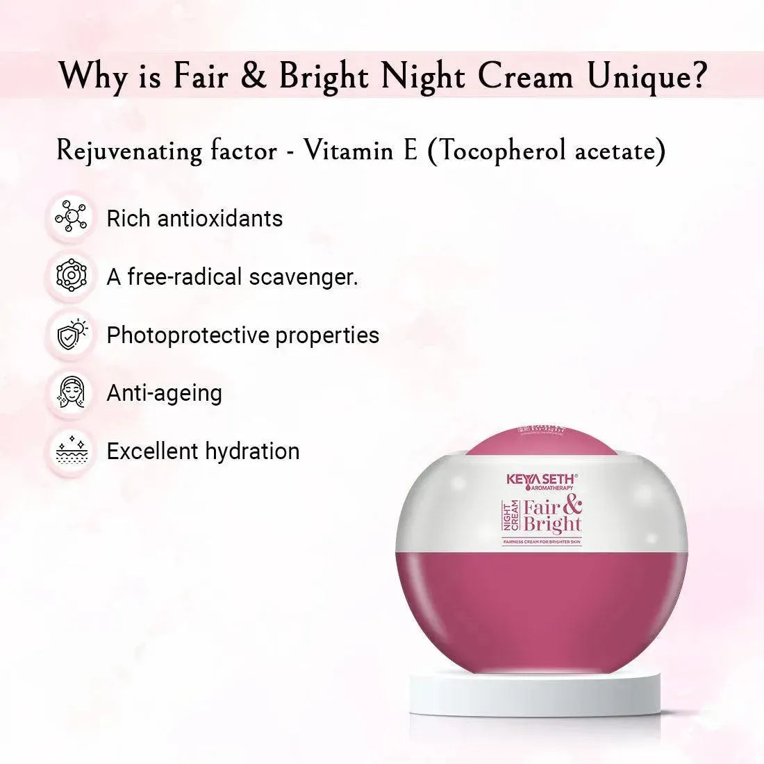 Fair & Bright Serum + Day Cream + Night Cream Overnight Repair & Fairness Treatment kit 200ml