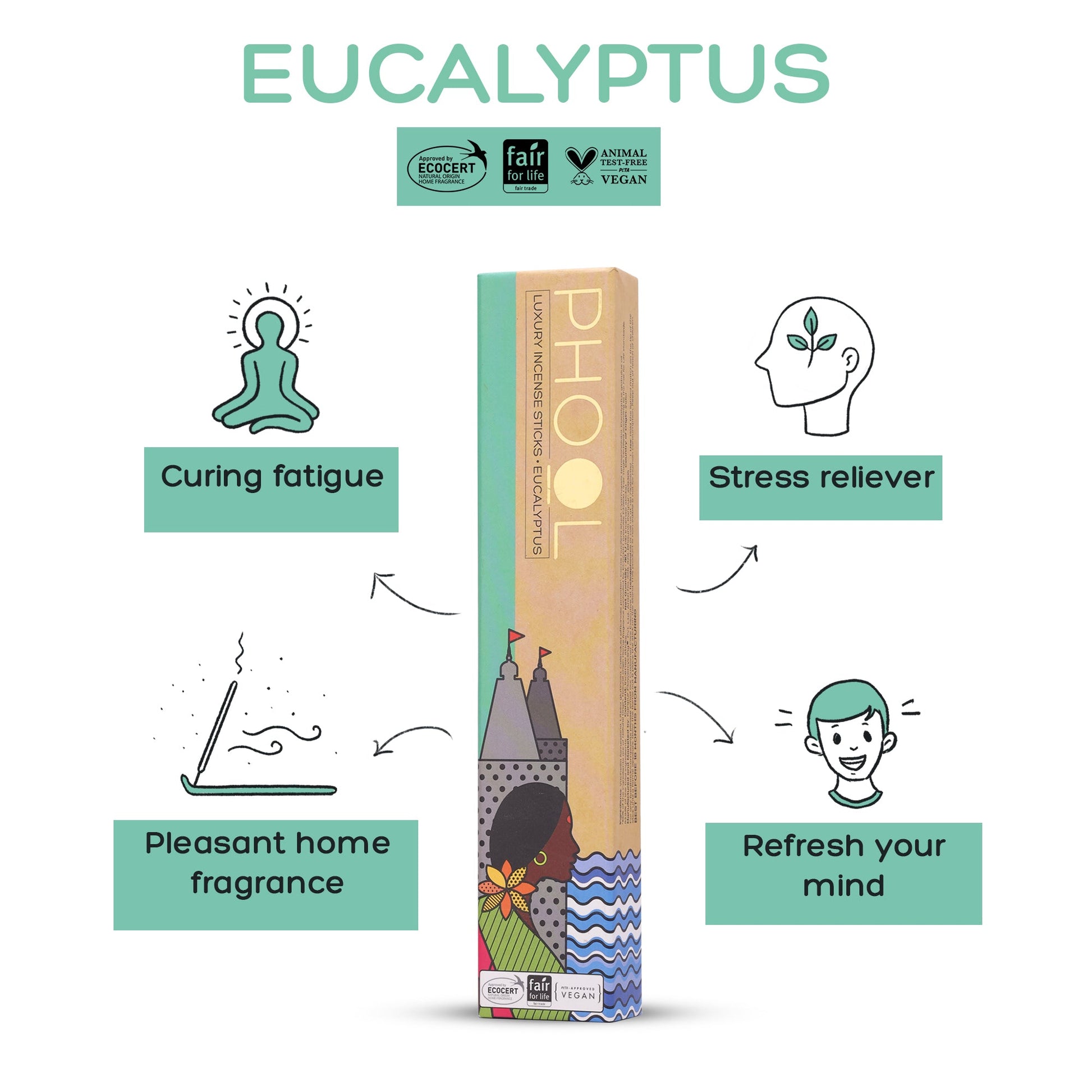 Natural Incense Sticks - Eucalyptus