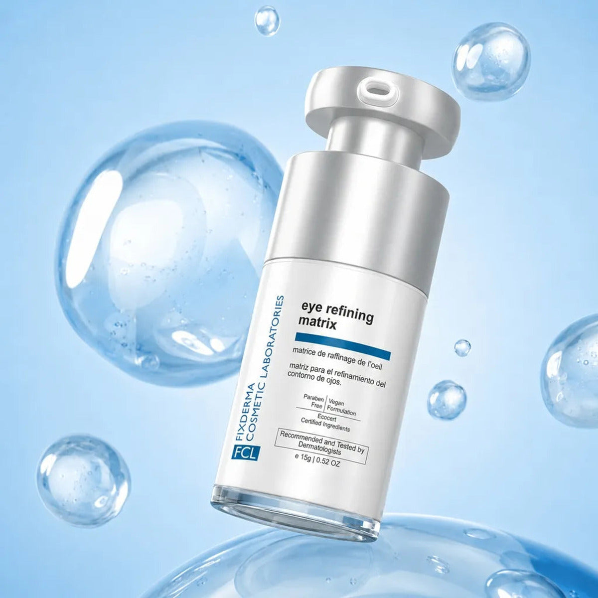 【Fixderma】 FCL Eye Refining Matrix Under Eye Gel｜FCL アイリファイニングマトリックス 目もと用ジェル｜15g