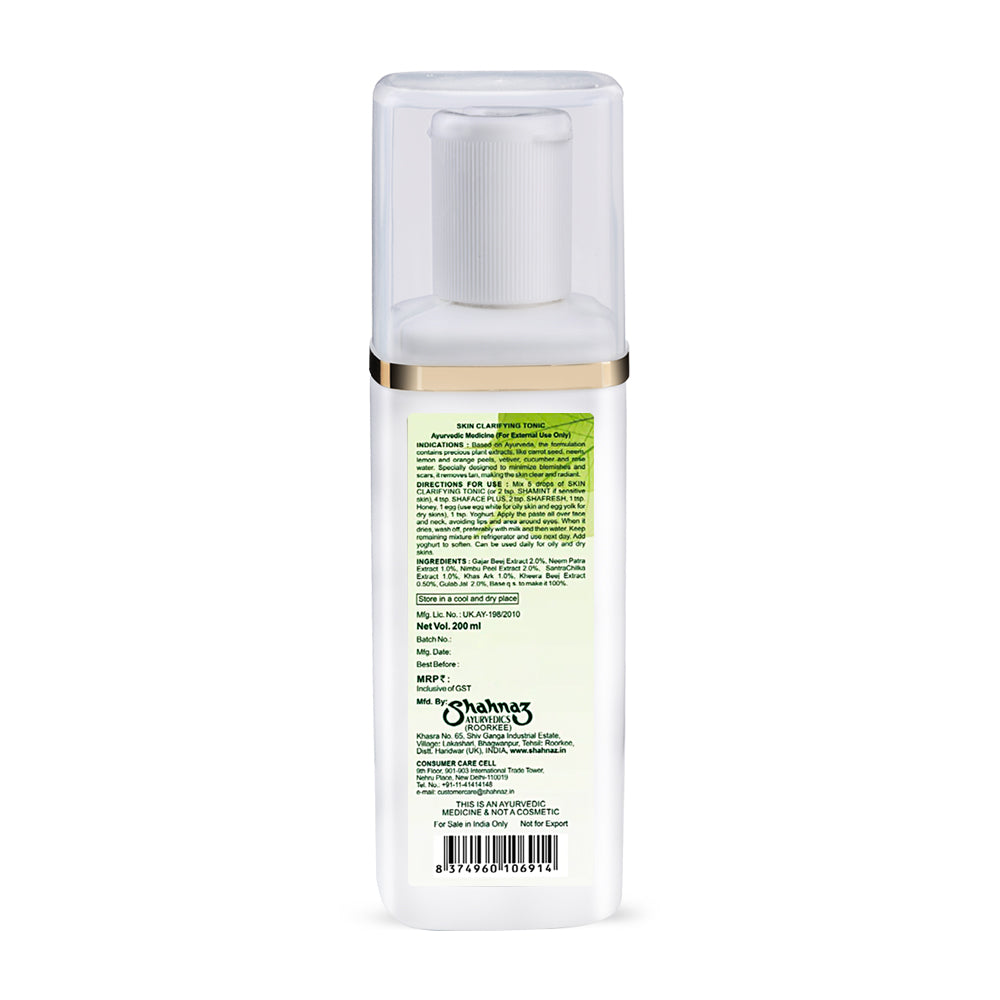 Skin Clarifying Tonic - Skin Treatment Lotion 200ml