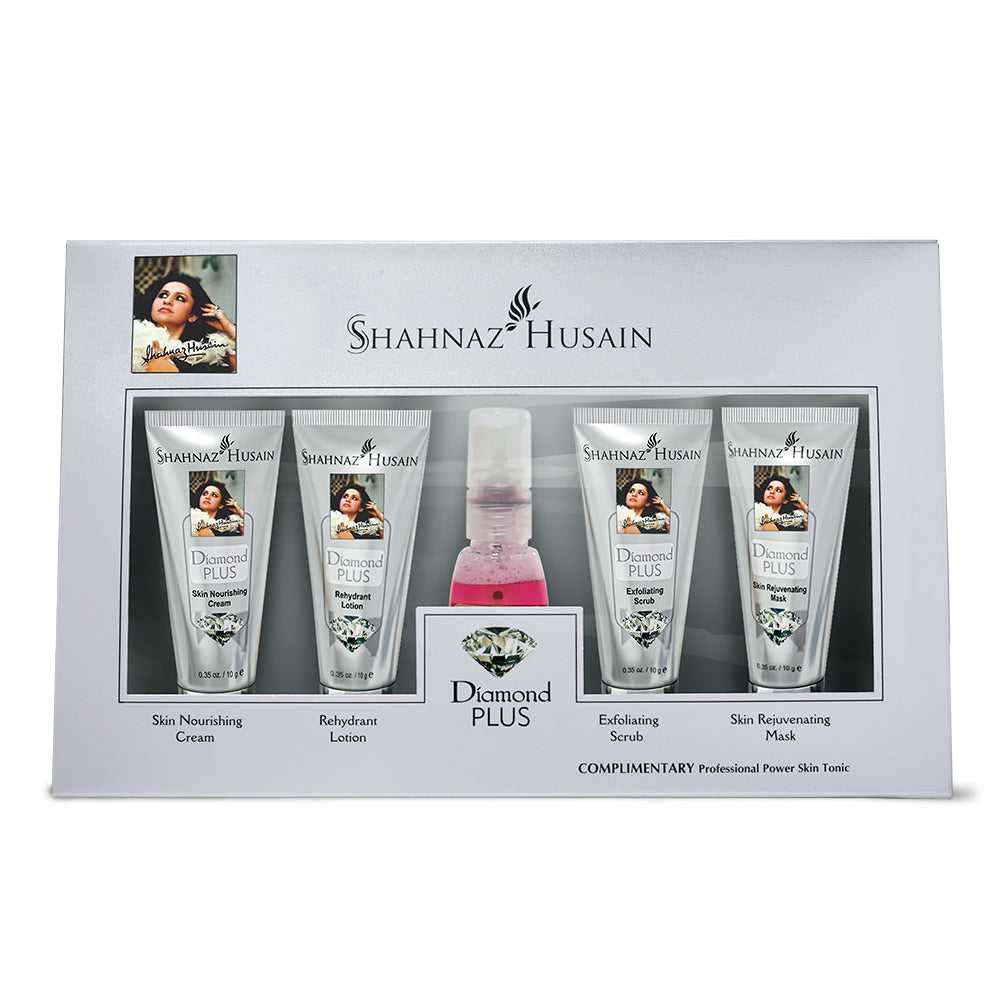 Diamond Skin Revival Kit 10gx4 (Diamond Nourishing Cream, Diamond Scrub, Diamond Lotion, Diamond Rejuvenating Mask) - FREE-Professional Power Skin Tonic 40g
