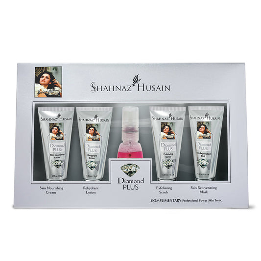 Diamond Skin Revival Kit 10gx4 (Diamond Nourishing Cream, Diamond Scrub, Diamond Lotion, Diamond Rejuvenating Mask) - FREE-Professional Power Skin Tonic 40g