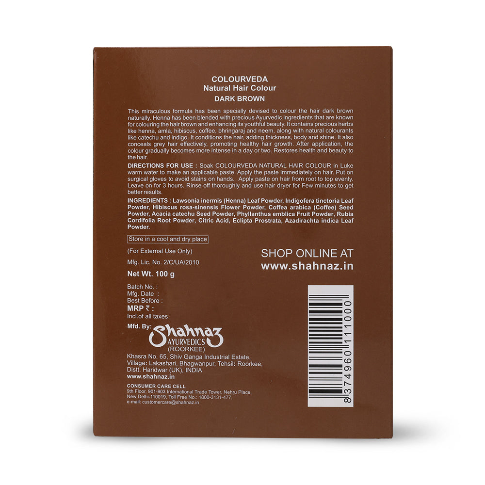 Colourveda Natural Hair Colour 100g
