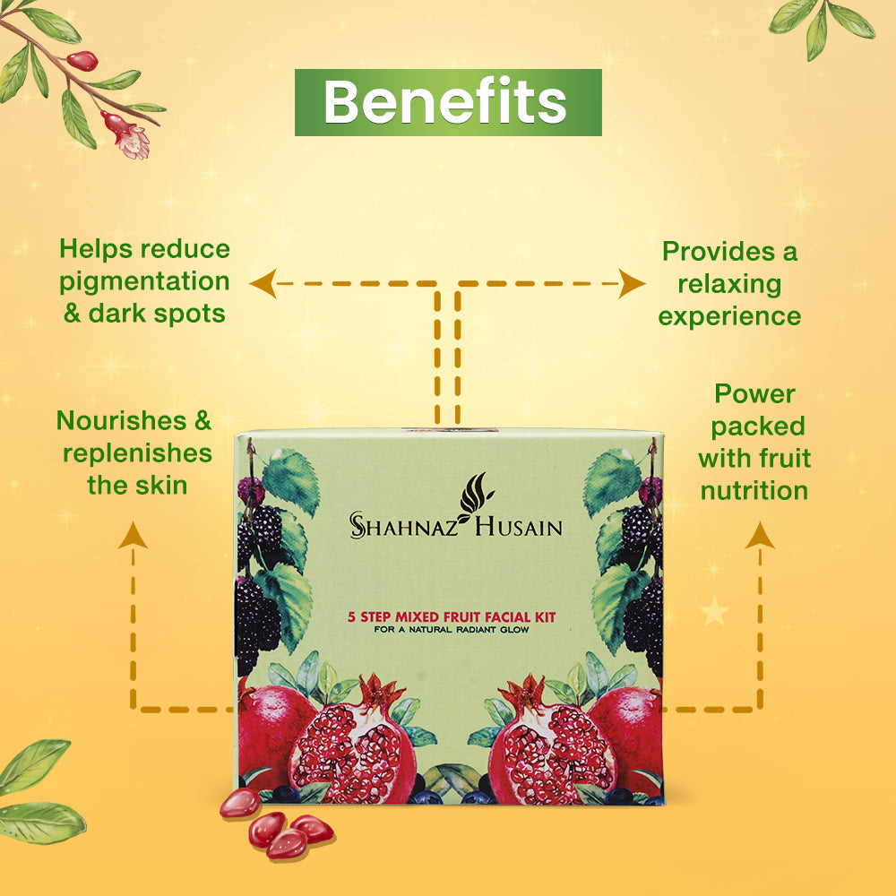 5 Step Mixed Fruit Facial Kit 50g