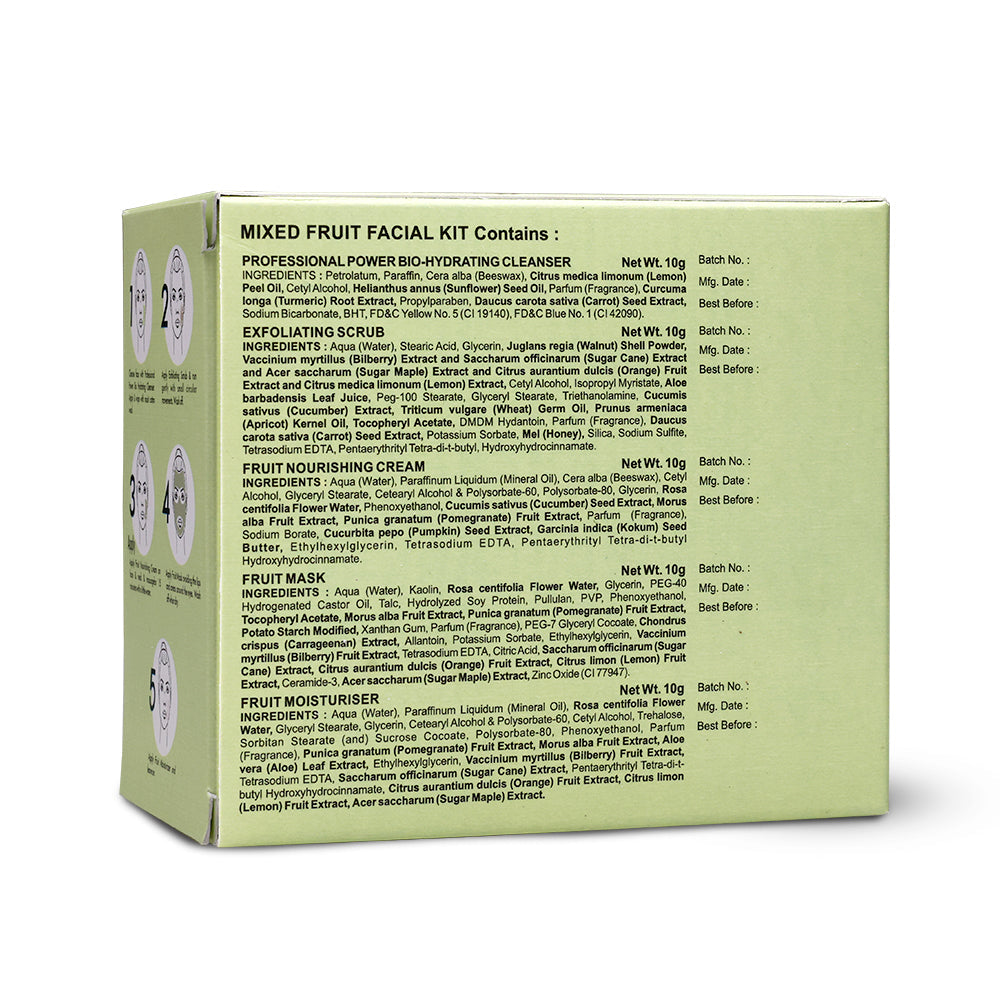5 Step Mixed Fruit Facial Kit 50g