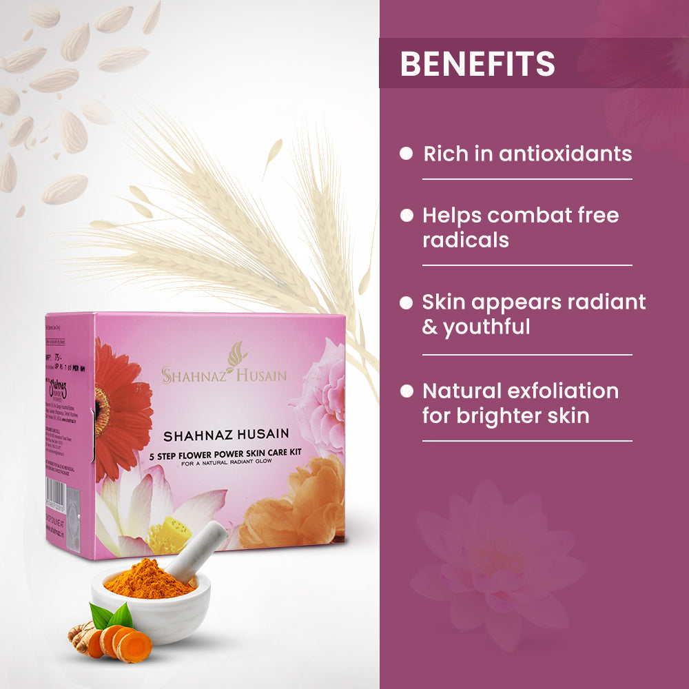 5 Step Flower Power Skin Care Kit (5 X 10G) 50g