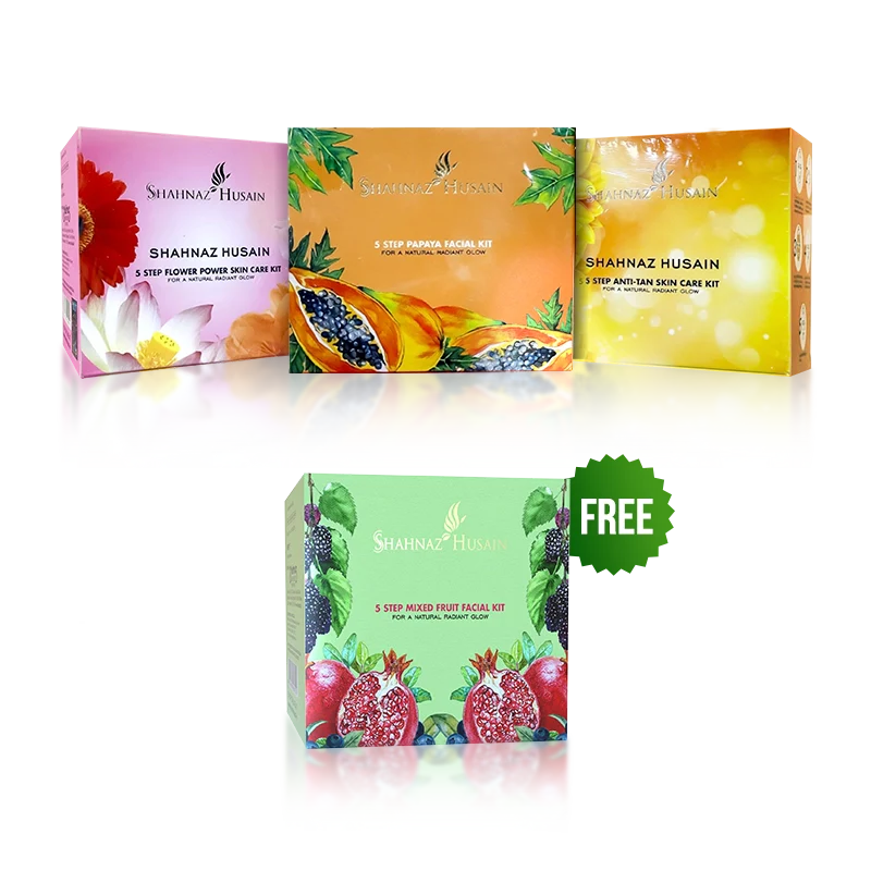 5 Step Combo Kit Free 5 Stepmix Fruit Facial Kit 200g