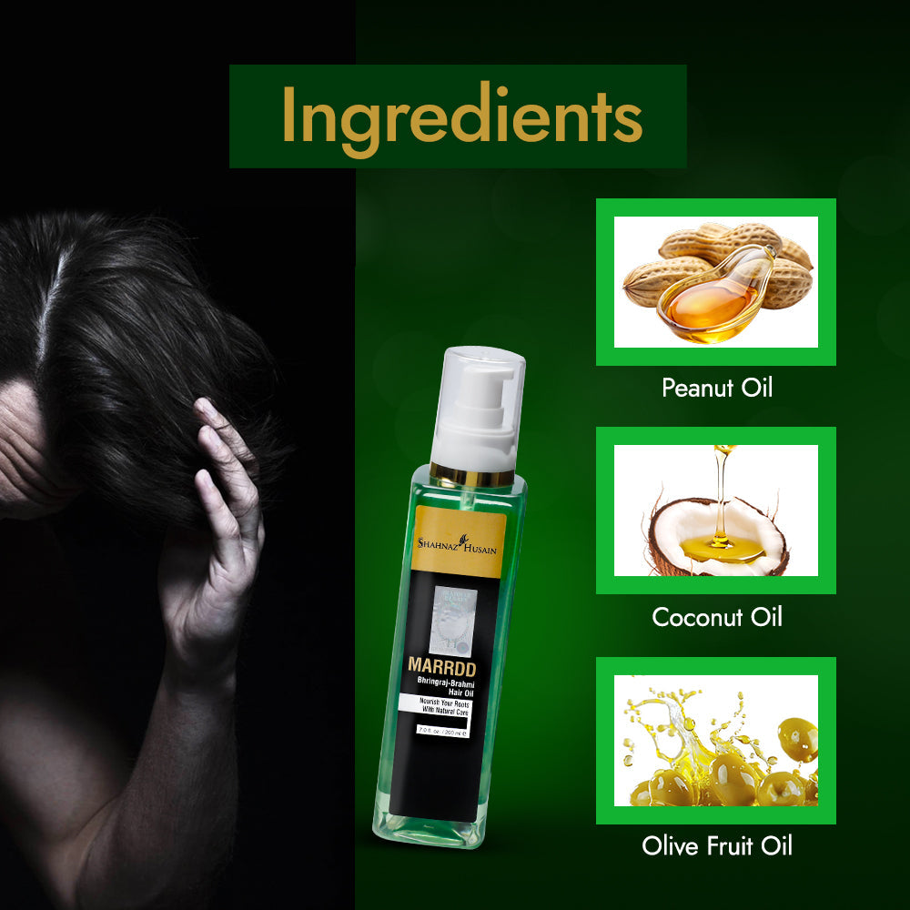 Marrdd Bhringraj-Brahmi Hair Oil 200ml