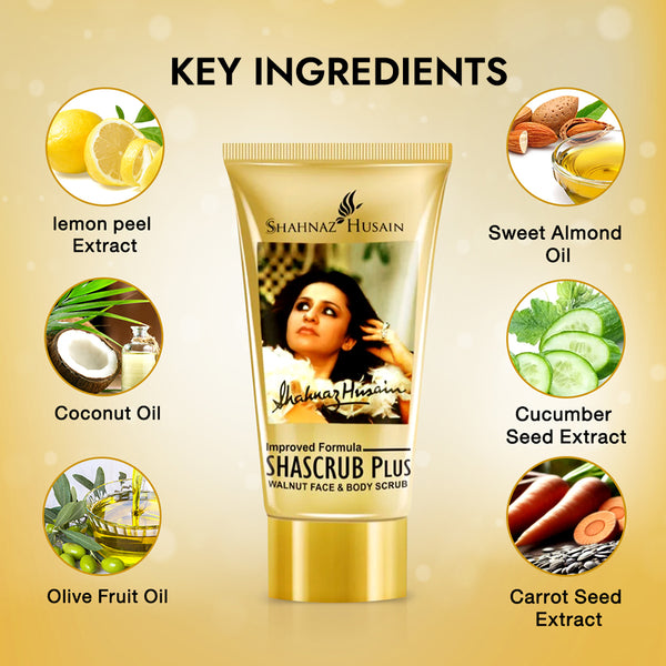 Shascrub Plus-Walnut Face & Body Scrub 40g 40g