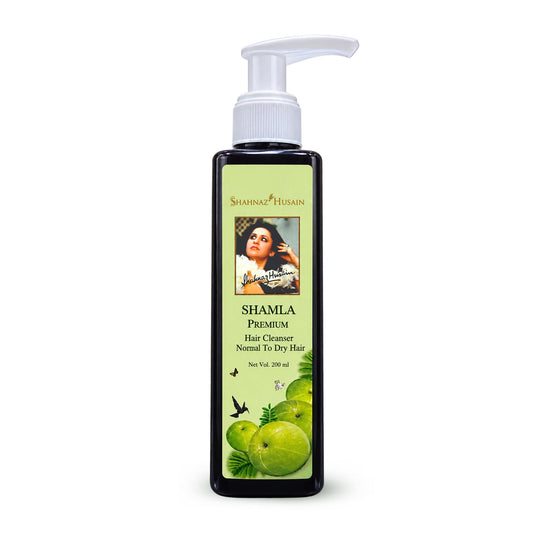 【Shahnaz Husain】 Shamla Premium - Hair Cleanser Normal to Dry Hair｜シャムラプレミアム ヘアクレンザー（普通〜乾燥髪用）｜200ml