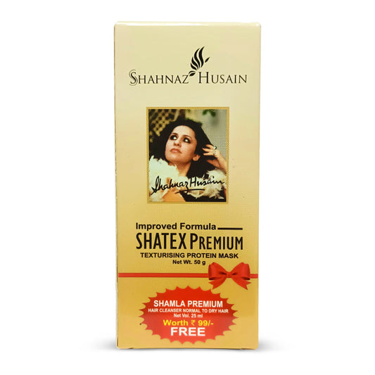 Shatex Premium - Texturising Protein Mask - 50g. (Free-Shamla Premium Hair Cleanser 25ml 50g