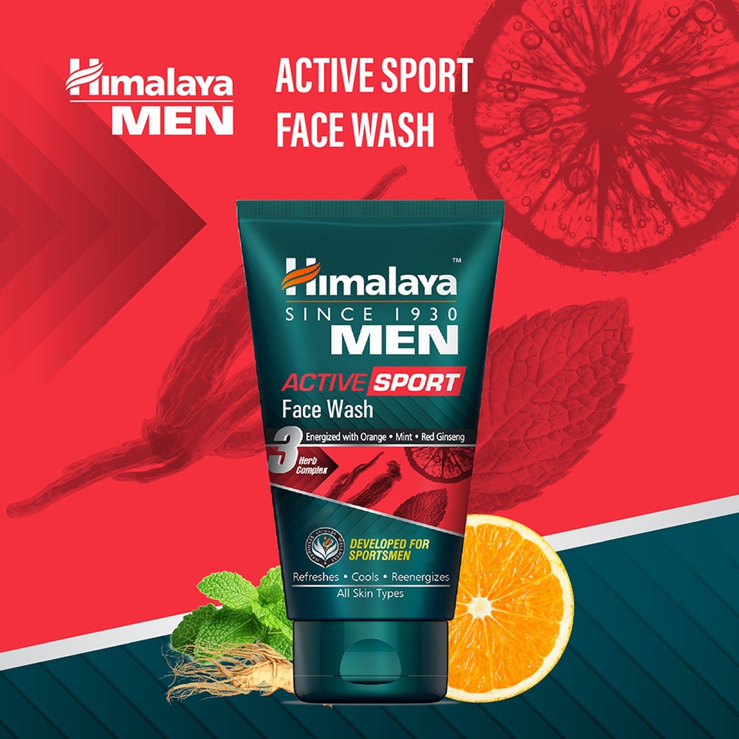 Himalaya Men Active Sport Face Wash 100ml