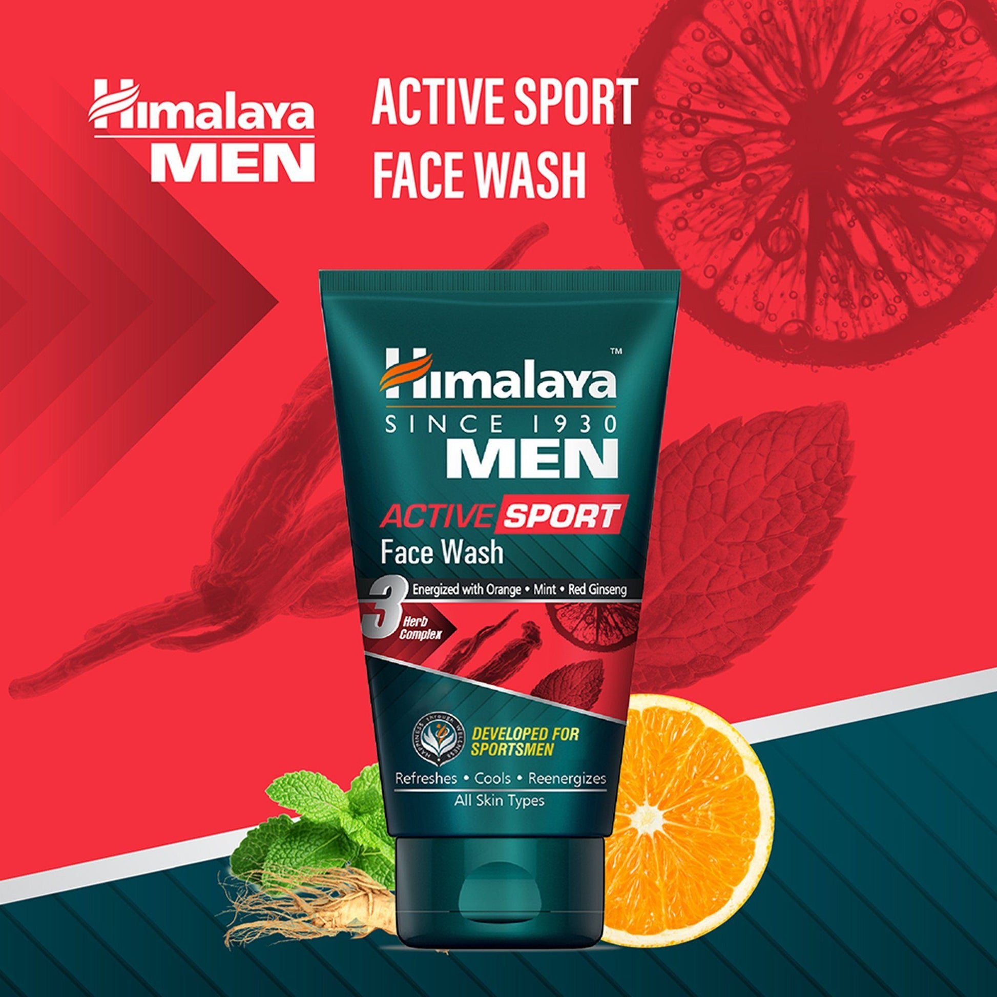 Himalaya Men Active Sport Face Wash 100ml