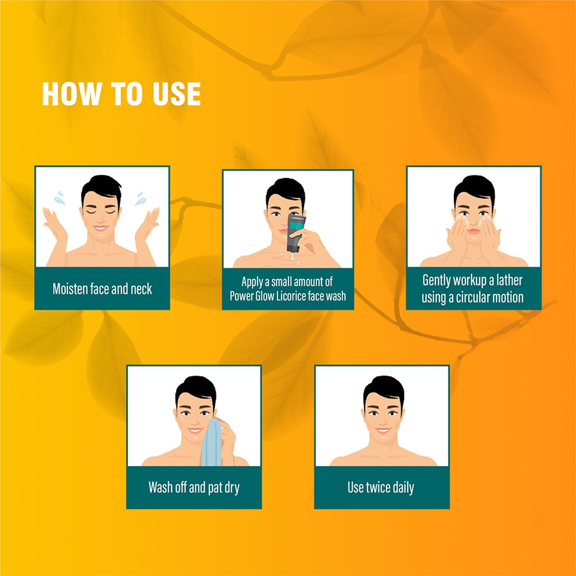 Himalaya Men Power Glow Licorice Face Wash 50ml