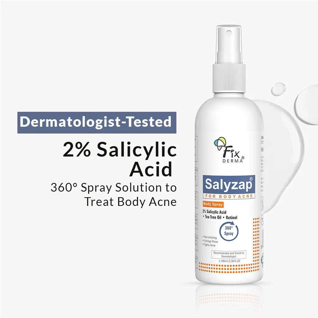 Salyzap Spray for Body Acne 100ml